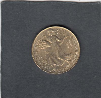 Beschrijving: 200 Lira COUNCIL